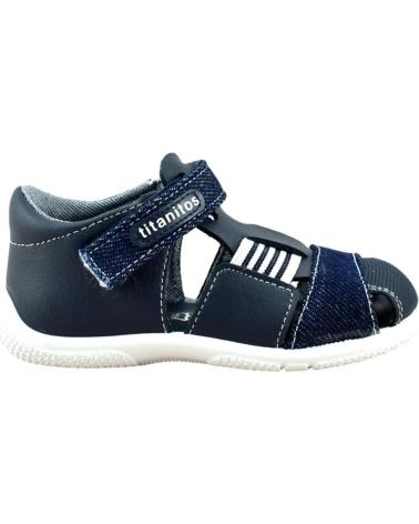 Sandalias de Niño TITANITOS SANDALIA DE NINO LAVABLE CON CIERRE DE VELCRO 237242 NAVY