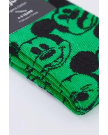 HAPPY SOCKS KINDER SOCKEN MICKEY MOUSE KDNY01 7300 GRÜN VERDE