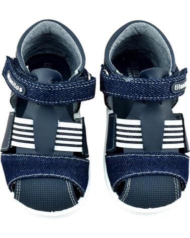Sandalias de Niño TITANITOS SANDALIA DE NINO LAVABLE CON CIERRE DE VELCRO 237242 NAVY