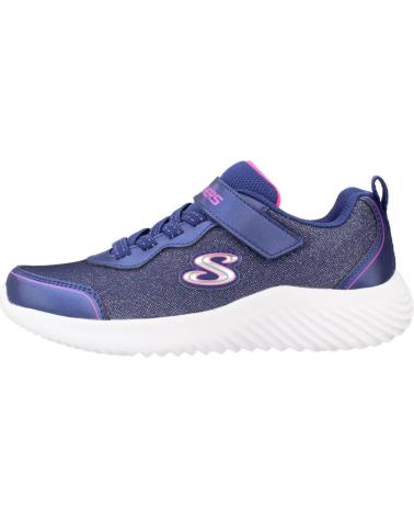 SCARPE SPORTIVE SKECHERS BOUNDER GIRLY GROOVE BLU NVY NVY