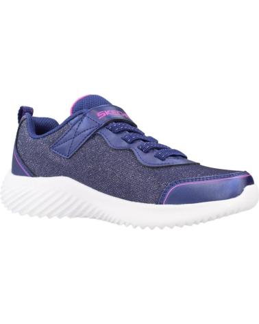 SCARPE SPORTIVE SKECHERS BOUNDER GIRLY GROOVE BLU NVY NVY