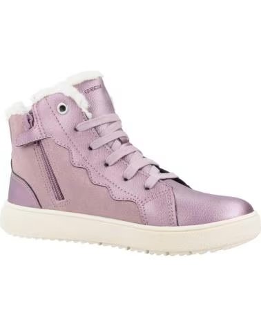 Bottines pour Fille GEOX BOTAS NINA MODELO J THELEVEN G COLOR VIOLETA C8007