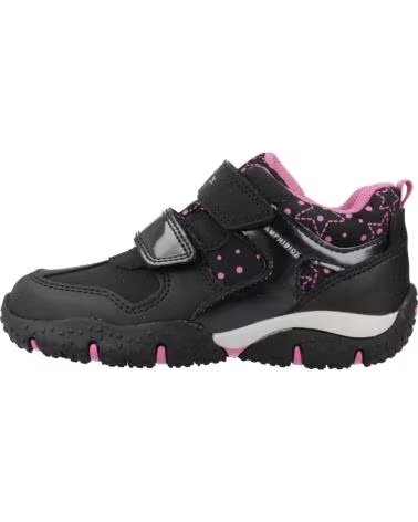 GEOX J BALTIC GIRL B ABX J26H1A C0922 - SCHWARZ FUCHSIA SNEAKER C0922