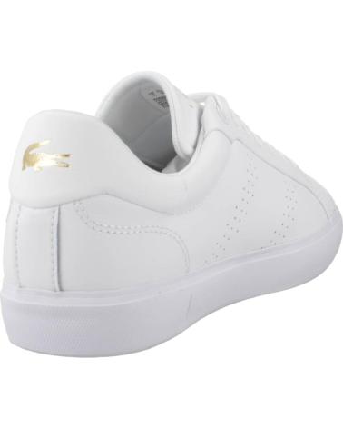 LACOSTE ZAPATILLAS POWERCOURT 2.0 LEATHER 47SFA0072 BLANCO WHTGLD WHTGLD