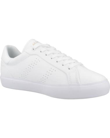 LACOSTE ZAPATILLAS POWERCOURT 2.0 LEATHER 47SFA0072 BLANCO WHTGLD WHTGLD