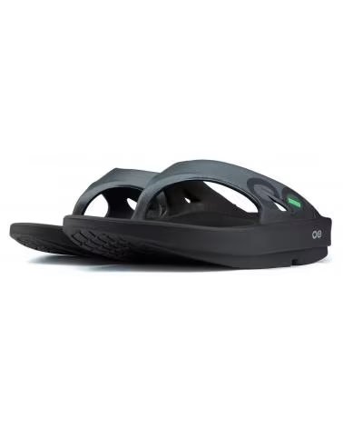Chinelos de Mulher e Homem OOFOS CHANCLAS COMODAS OORIGINAL SPORT GRAPHITE