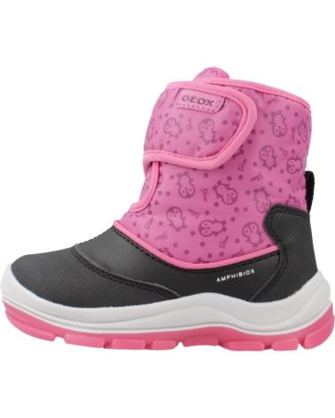 Stivali per Bambina GEOX BOTAS NINA MODELO B FLANFIL GIRL B ABX COLOR ROSA C0922