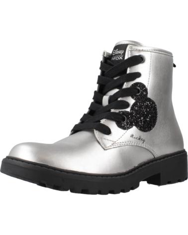 Stivali per Bambina GEOX BOTAS NINA MODELO J CASEY GIRL COLOR PLATA C1009