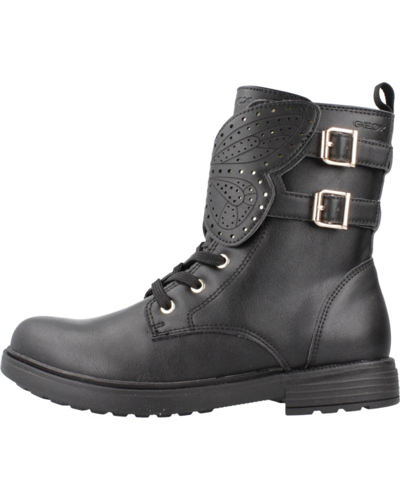 Boots für Mädchen GEOX BOTAS NINA MODELO J ECLAIR GIRL COLOR NEGRO C9999