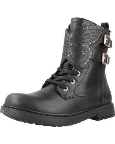 Boots für Mädchen GEOX BOTAS NINA MODELO J ECLAIR GIRL COLOR NEGRO C9999