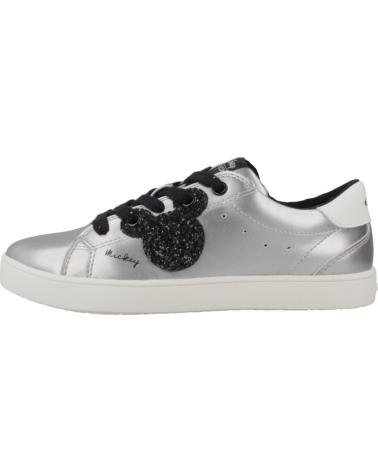 girl Trainers GEOX ZAPATILLAS NINA MODELO J KATHE GIRL COLOR PLATA C1007