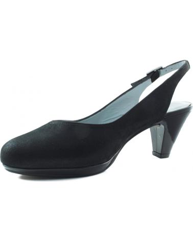 Zapatos de tacón de Mujer MONTESINOS SALON FIESTA POCO TACON ANCHO ESPECIAL NEGRO