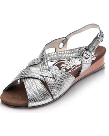 Sandalias de Mujer DRUCKER CALZAPEDIC SANDALIA COMODA PLATA