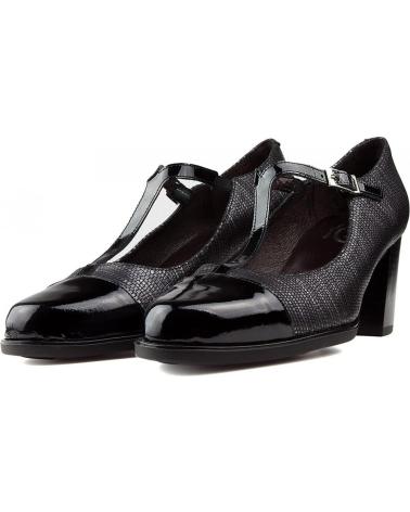 Zapatos de tacón de Mujer KROC ZAPATOS TACON CUERO NEGRO