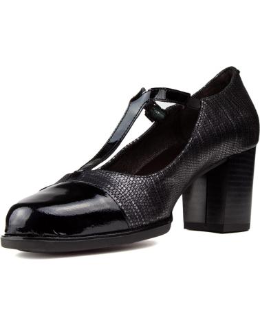 Zapatos de tacón de Mujer KROC ZAPATOS TACON CUERO NEGRO