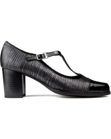 Zapatos de tacón de Mujer KROC ZAPATOS TACON CUERO NEGRO