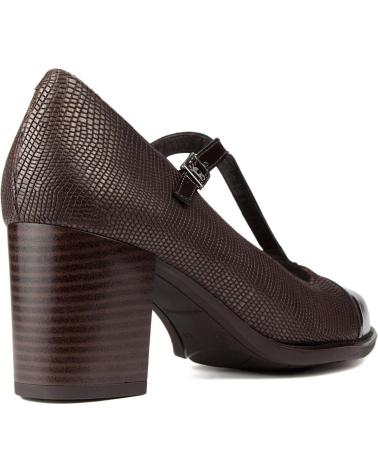 Zapatos de tacón de Mujer KROC ZAPATOS TACON CUERO MARRON