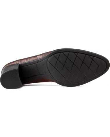 Zapatos de tacón de Mujer KROC ZAPATOS TACON CUERO MARRON