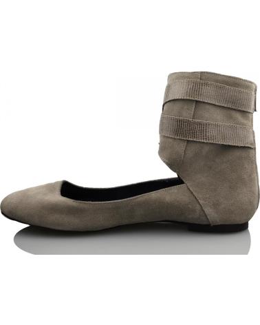Bailarinas de Mujer PAKER SERRAJE TEJUS TAUPE GRIS