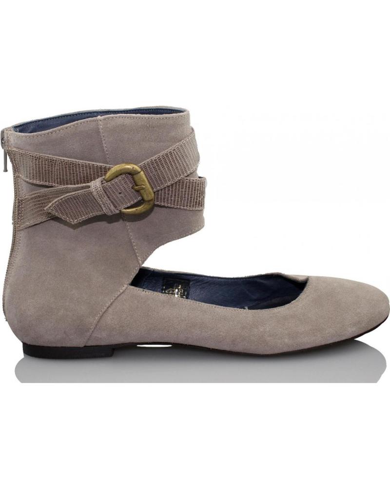 Bailarinas de Mujer PAKER SERRAJE TEJUS TAUPE GRIS