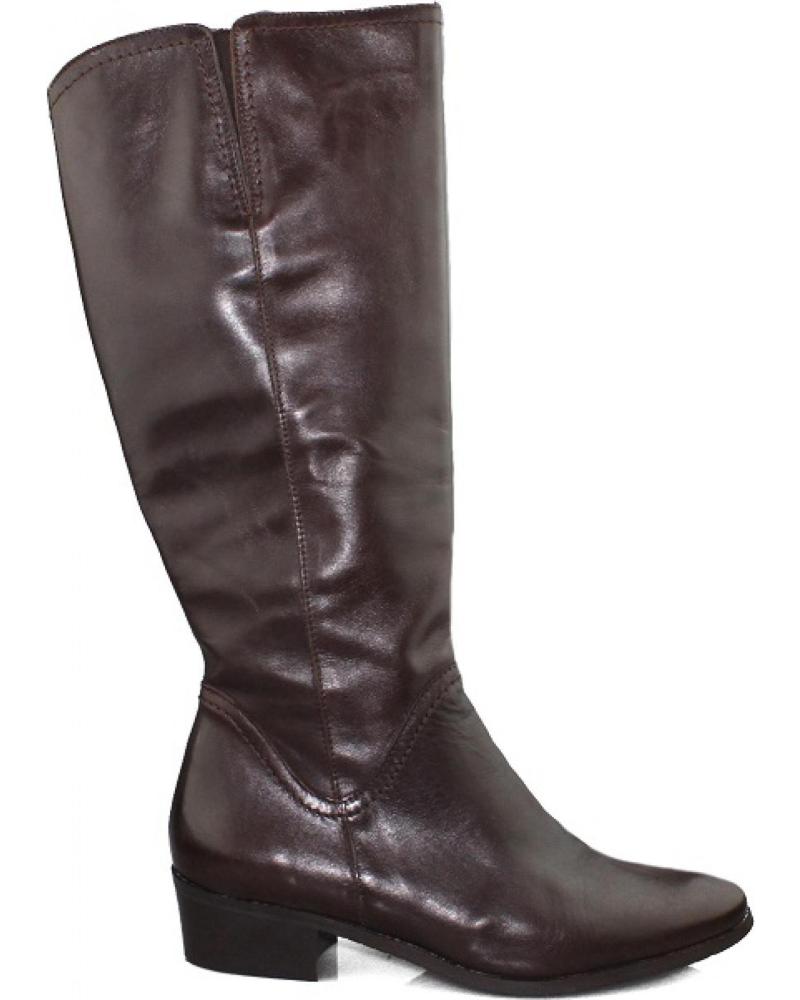 Botas de Mujer KROC SAVANA TESTA DE MORO BOTA DE PIEL MARRON