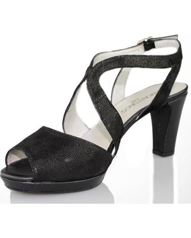 Zapatos de tacón per Donna MONTESINOS CAVIAR NEGRO