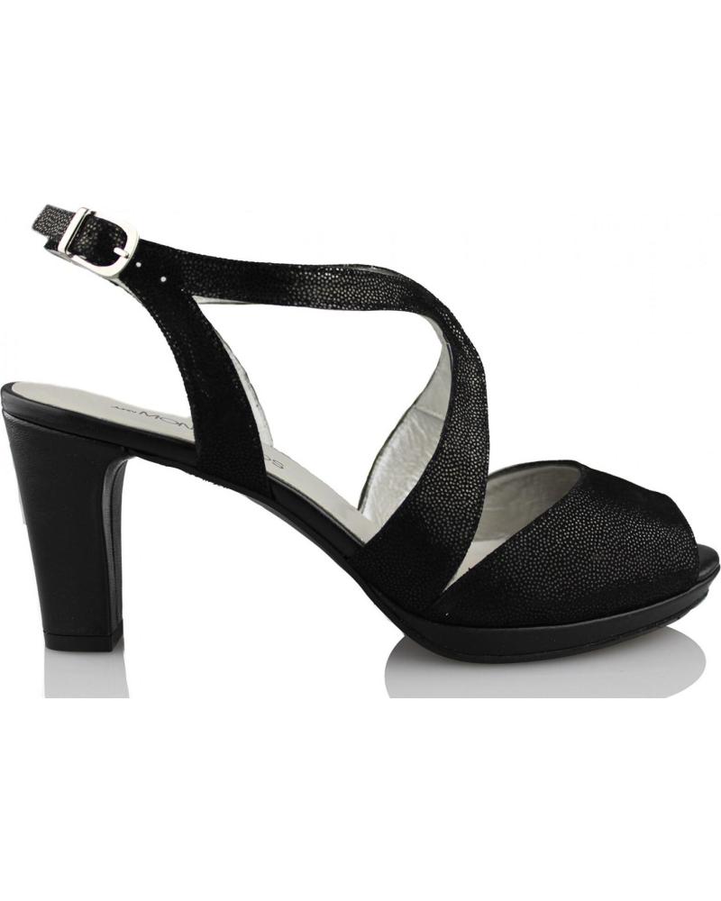 Zapatos de tacón per Donna MONTESINOS CAVIAR NEGRO