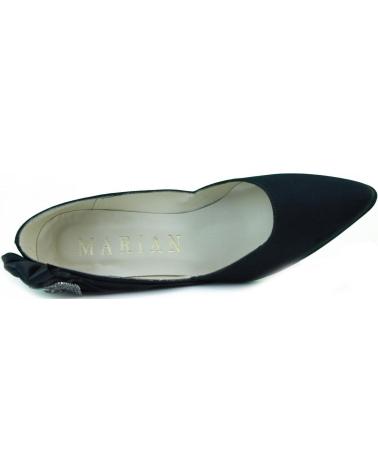 Zapatos de tacón de Mujer MARIAN ZAPATO DE MUJER FIESTA RASO TACON NEGRO