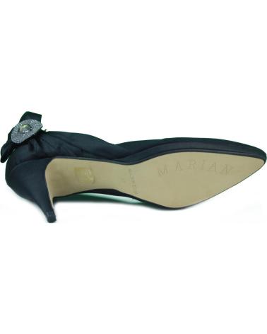 Zapatos de tacón de Mujer MARIAN ZAPATO DE MUJER FIESTA RASO TACON NEGRO