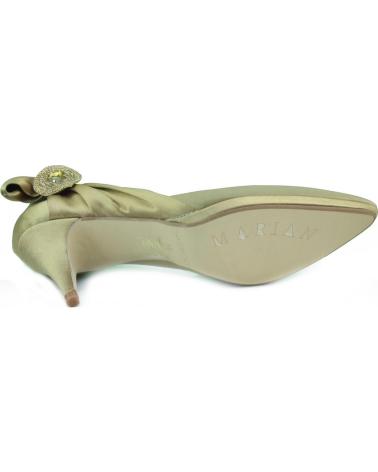 Zapatos de tacón de Mujer MARIAN ZAPATO DE MUJER FIESTA RASO TACON DORADO