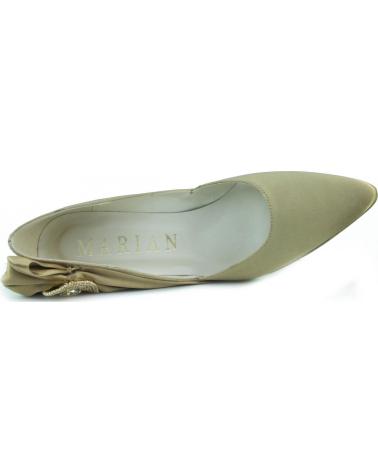 Zapatos de tacón de Mujer MARIAN ZAPATO DE MUJER FIESTA RASO TACON DORADO