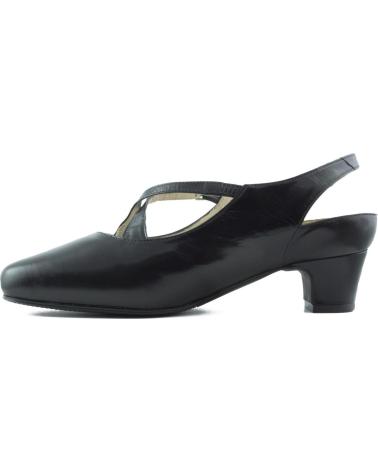 Zapatos de tacón de Mujer DRUCKER CALZAPEDIC ANATOMICO COMODO MUJER ANCHO FLEXIBLE NEGRO
