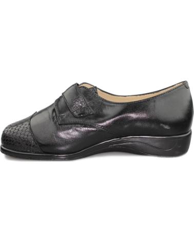 Mocasines de Mujer DRUCKER CALZAPEDIC SERPIENTE JUNGLA NEGRO
