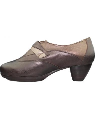 Zapatos de tacón de Mujer DRUCKER CALZAPEDIC ZAPATO TACON MUJER COMODO MARRON