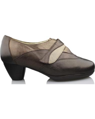 Zapatos de tacón de Mujer DRUCKER CALZAPEDIC ZAPATO TACON MUJER COMODO MARRON