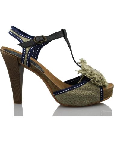 Sandali per Donna VIENTY BIO LAZO NATURAL CINTAS AZUL BEIG