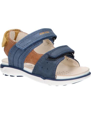 Sandali per Bambino GEOX B354LB 0CL22 B SANDAL DELHI C0230 BLUE-LT BROWN