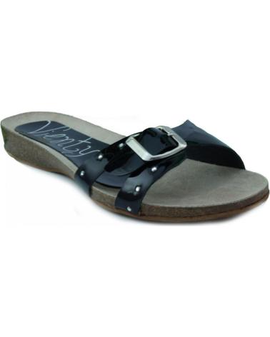 Sandali per Donna VIENTY BIO PLANO CHAROL NEGRO