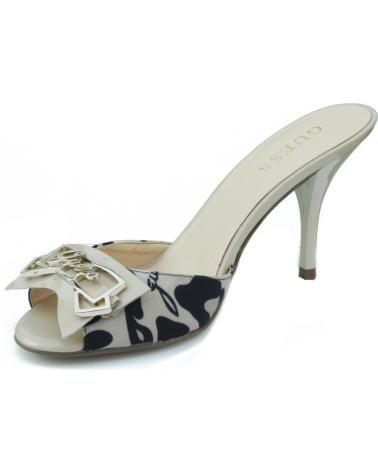 Sandali per Donna GUESS ZUECO LEOPARDO MUJER TACON BEIGE