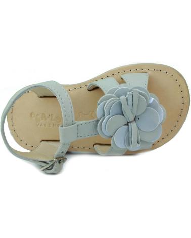 Sandali per Bambina OCA LOCA SHOES OCA LOCA VALENCIA AD FLOR GRIS