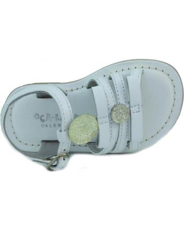 Sandali per Bambina OCA LOCA SHOES OCA LOCA SANDALIA BEBE PIEL BLANCO