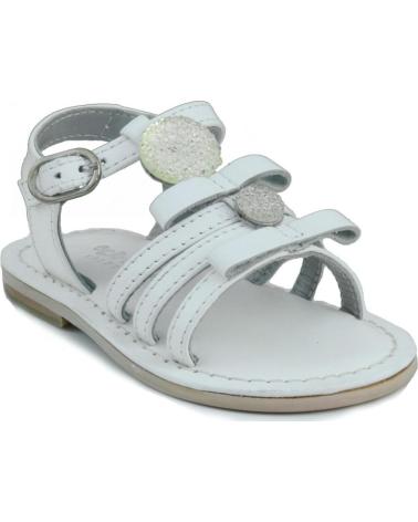 Sandalias de Niña OCA LOCA SHOES OCA LOCA SANDALIA BEBE PIEL BLANCO