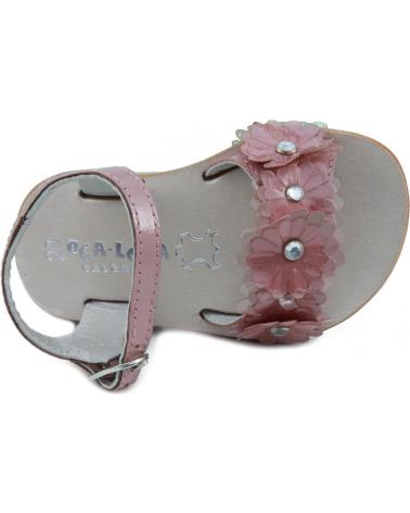 Sandalias de Niña OCA LOCA SHOES OCA LOCA SANDALIA PIEL CHAROL PINK