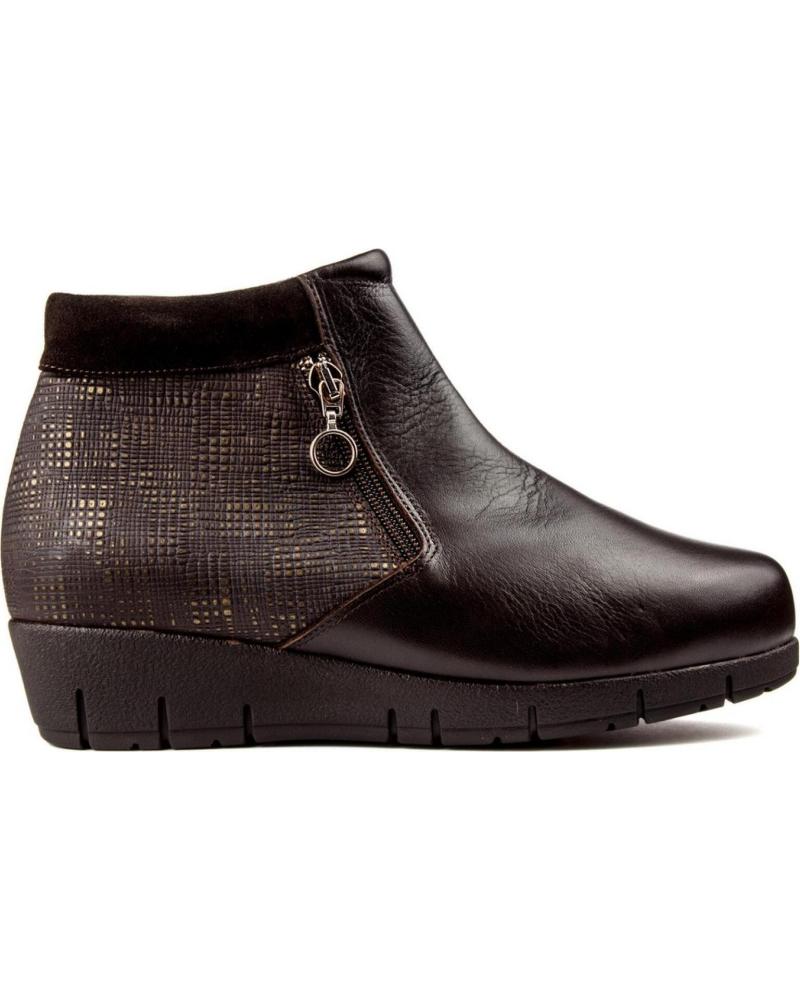 Botines de Mujer DTORRES BOTINES THAIS CREMALLERA MARRON