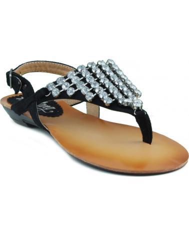 Sandales pour Femme MTNG MUSTANG MUJER AFELPADO CAMINHA NEGRO