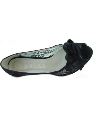 Zapatos de tacón de Mujer MARIAN ZAPATO FIESTA TRANSPARENTE COMODO NEGRO
