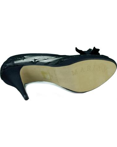 Zapatos de tacón de Mujer MARIAN ZAPATO FIESTA TRANSPARENTE COMODO NEGRO