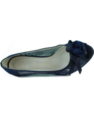 Zapatos de tacón de Mujer MARIAN ZAPATO FIESTA TRANSPARENTE COMODO AZUL