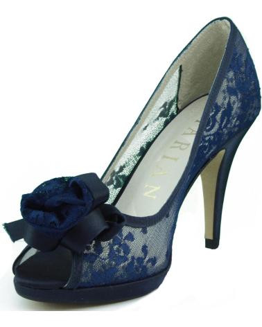 Zapatos de tacón de Mujer MARIAN ZAPATO FIESTA TRANSPARENTE COMODO AZUL