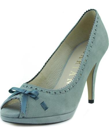 Zapatos de tacón de Mujer MARIAN ZAPATO TACON NUBUCK PARA MUJER AZUL
